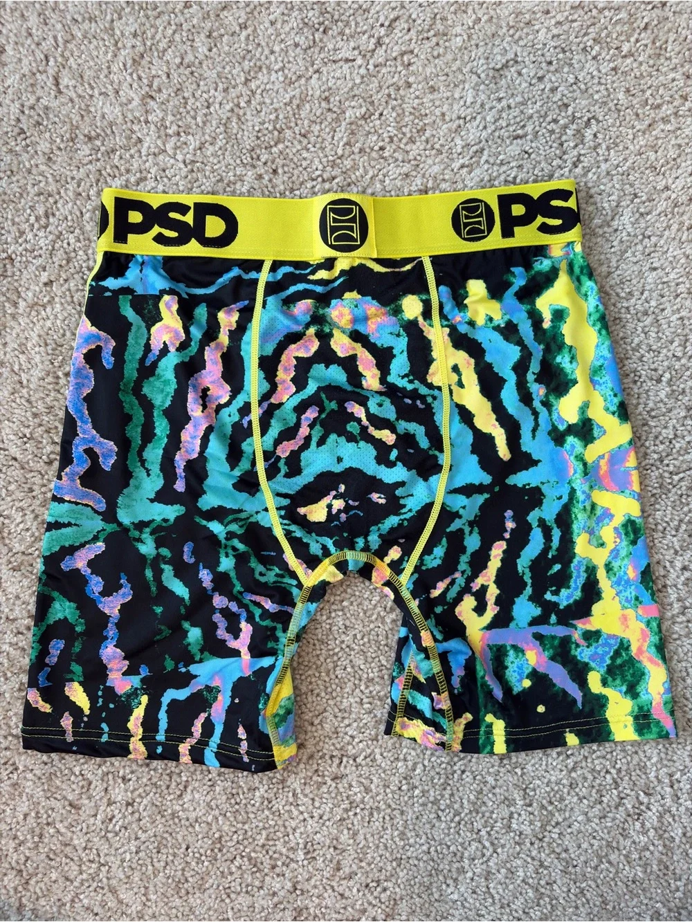 PSD Boxer Briefs, Neon Cheetah Print